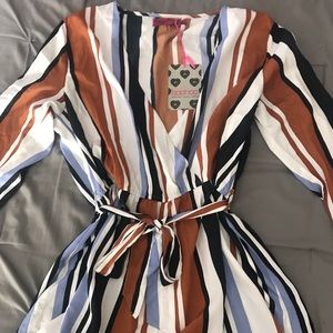 Stripped Romper/ jumpsuit